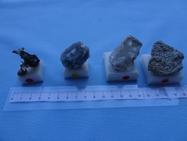 4X Seltene Mineralien Graubünden
