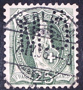 Tous les timbres: Perfin   55 – D'occasion à Opfikon par webstar30