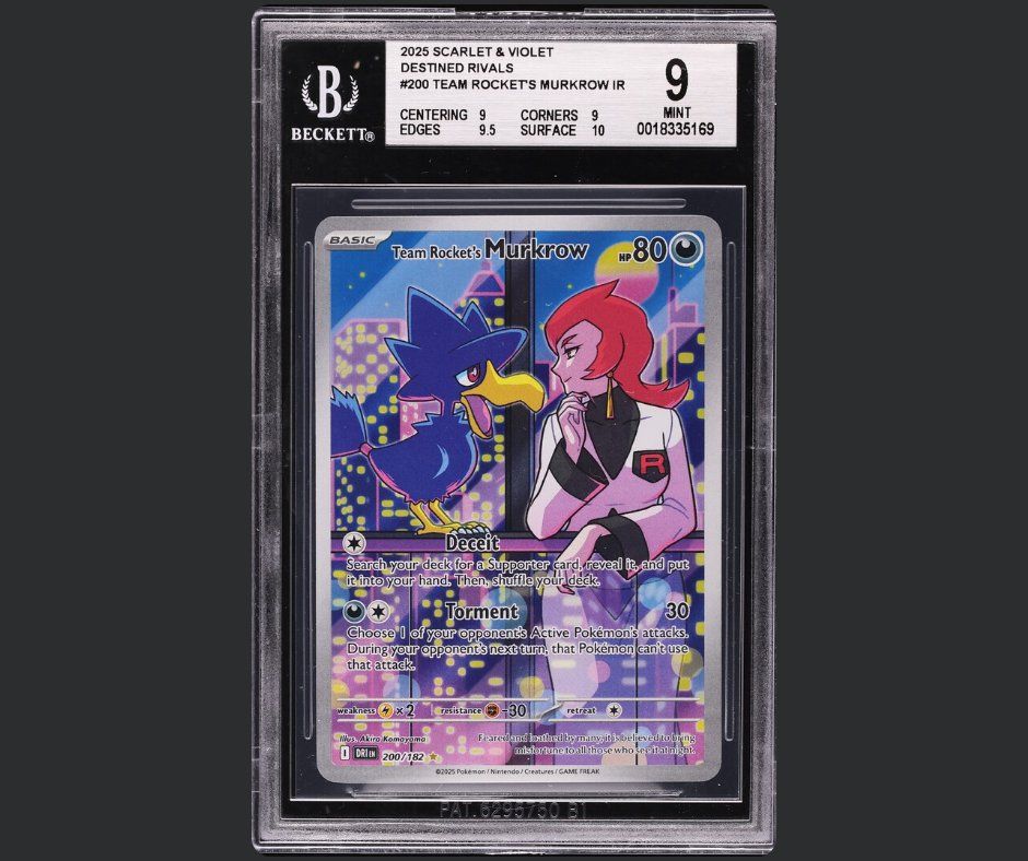 Pokémon Carte collezionabili: Pokémon Team Rocket's Murkrow | SV10 | English | BGS 9 – Nuovo (secondo la descrizione) da Soyhières venduto da Spartan117