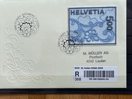 Stickereimarke St. Gallen - Laufen