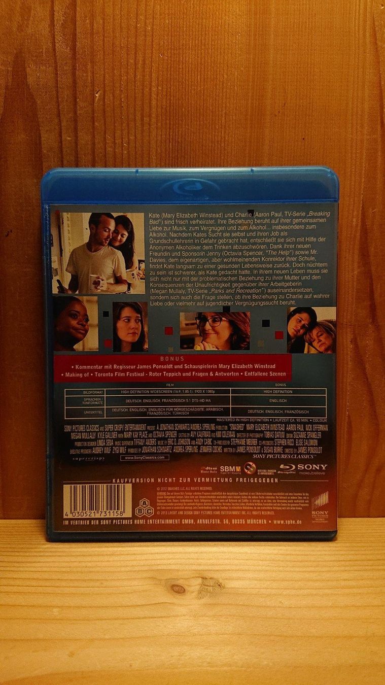 Tous les DVDs: SMASHED Blu-Ray – D'occasion à Wilderswil par Exebub 1