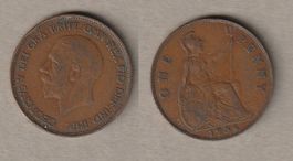 Grossbritanien, 1 Penny 1936