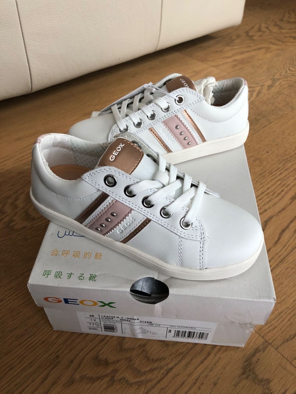 Geox Schuhe für Mädchen: GEOX Respira Mädchen Sneaker 30 !!NEU!! – Neu und originalverpackt aus Obfelden von dafae 1