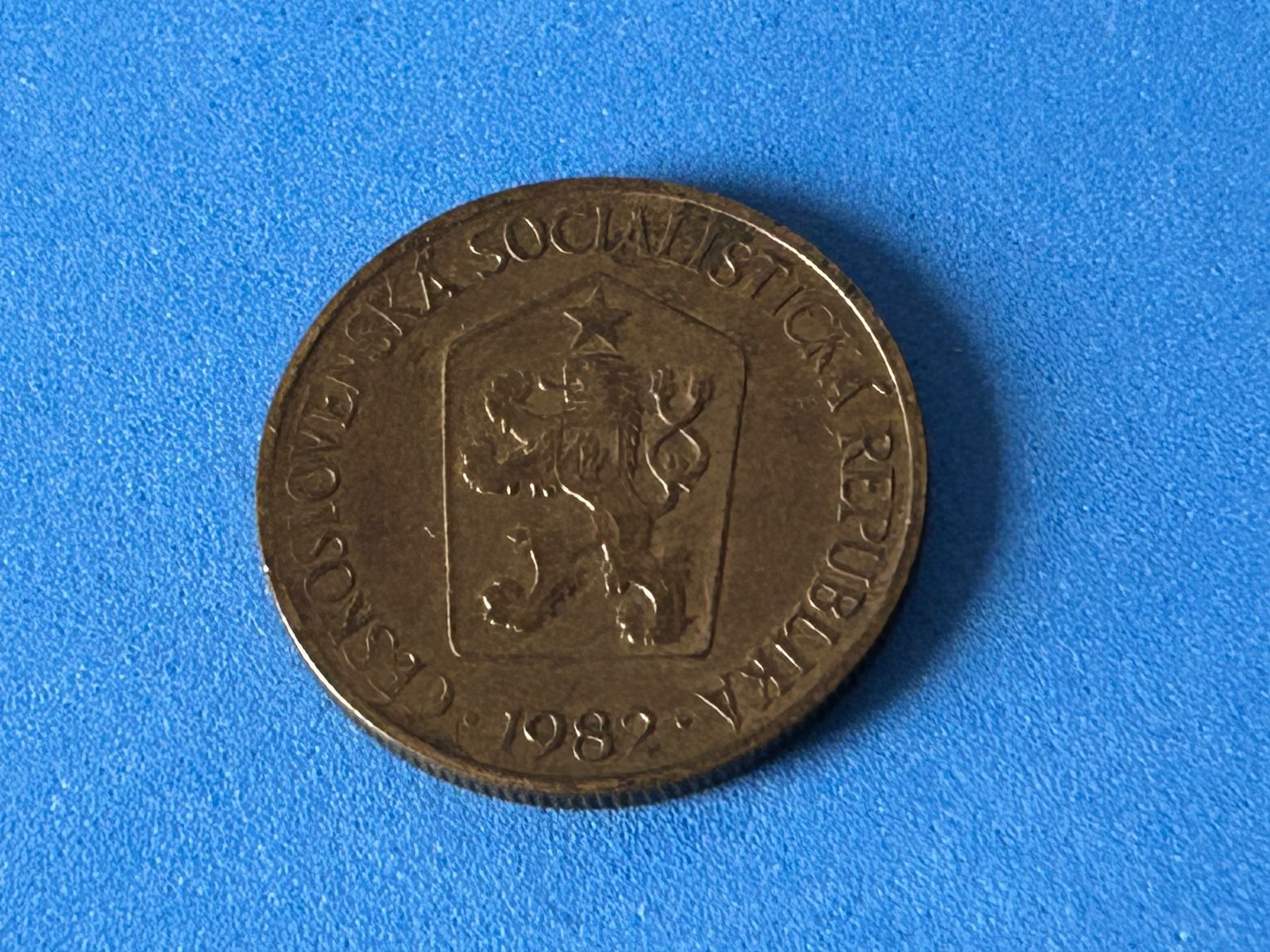 Alle Münzen: Czechoslovakia - 1 Koruna 1982 – Gebraucht aus Corcelles NE von AJKader 3