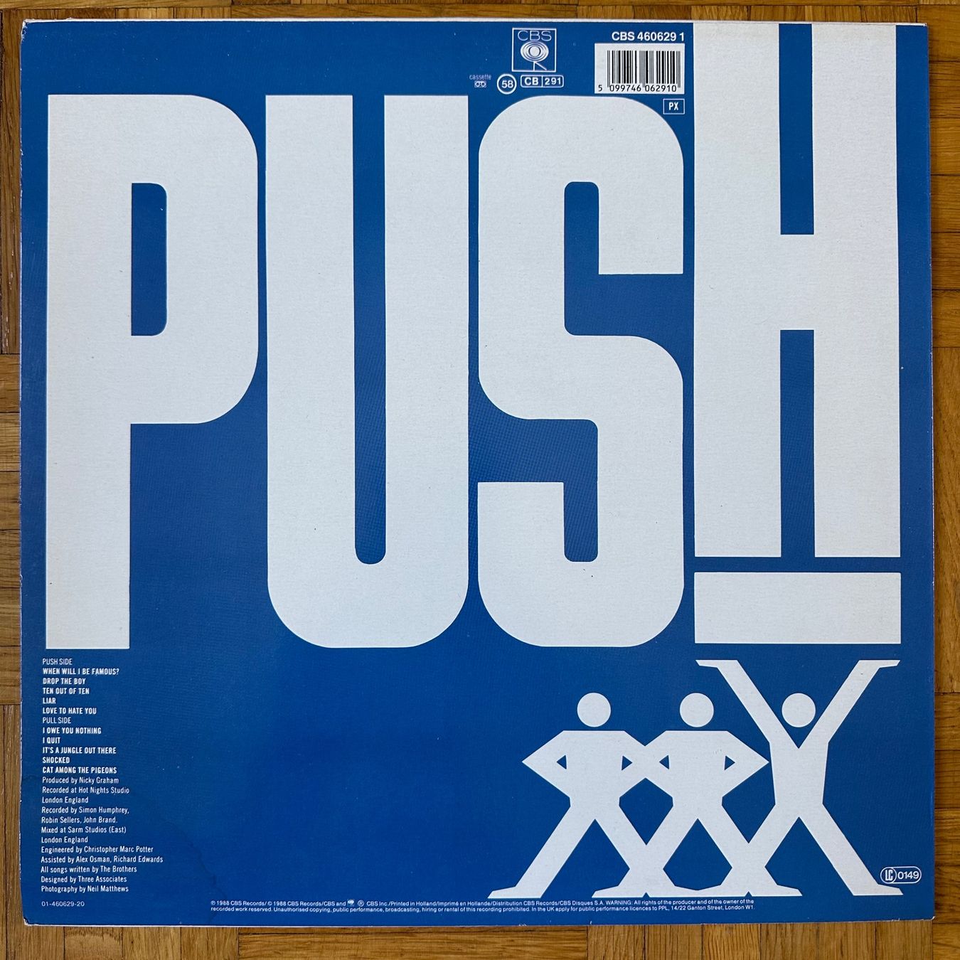 Vinyles: LP - Bros - Push – D'occasion à Breganzona par Onairda75 1