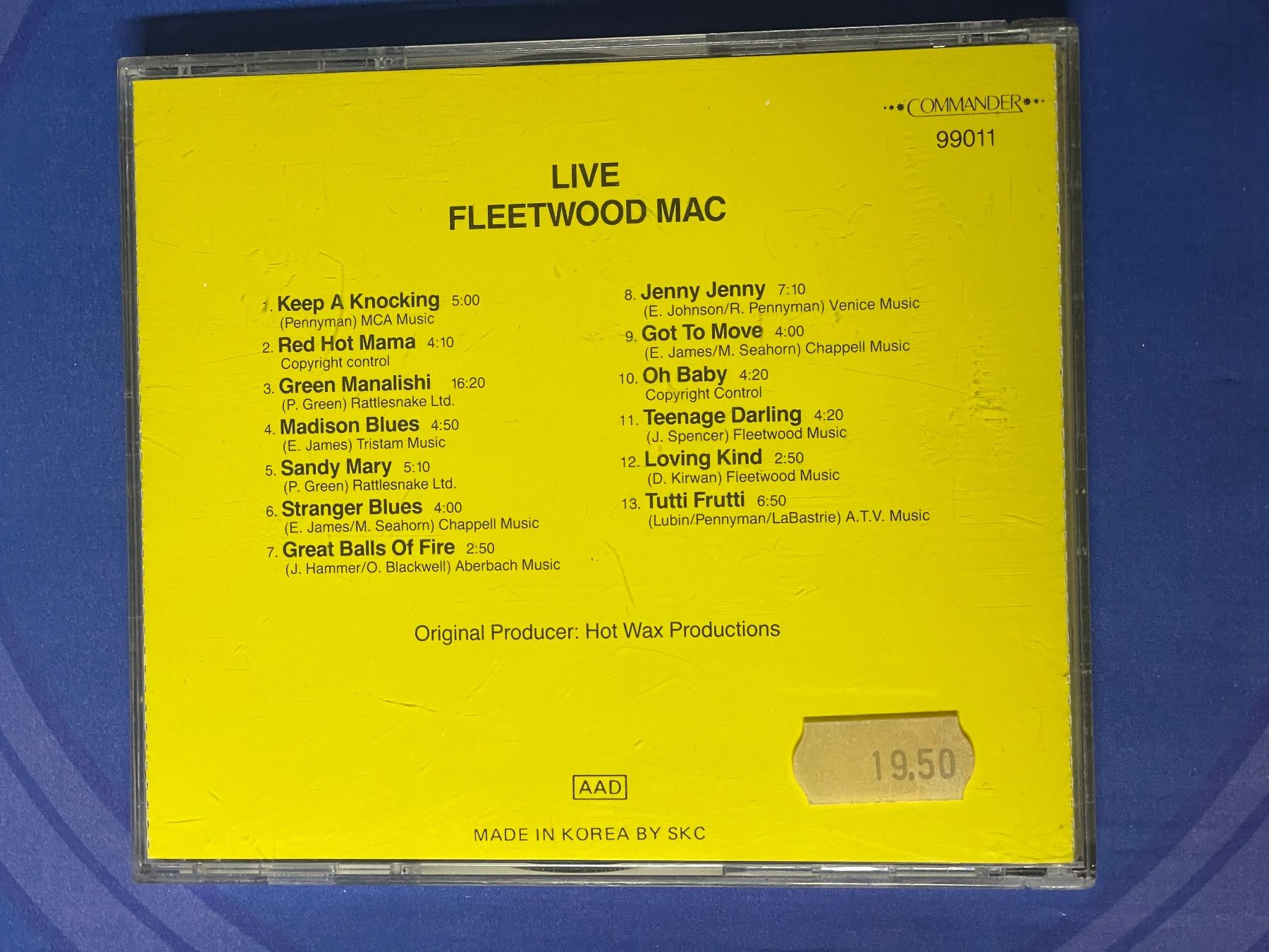 CD: Fleetwood Mac - Live RAR – Usato da Muri b. Bern venduto da AdidasCollector 1