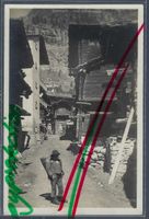 Zermatt. Rue pitoresque. Fotoansichtskarte.