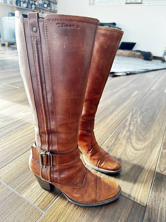 Scarpe da donna: Leder Stiefel Tamaris  – Usato da Marthalen venduto da Susanna08