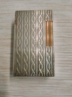 S.T.Dupont Silver+Gold Plated Bicolor Lighter + Box & Cert