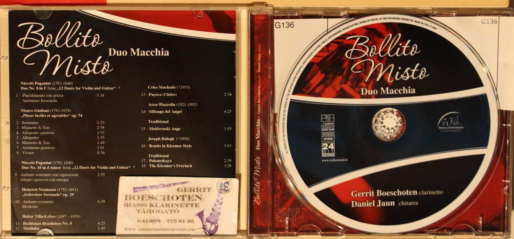 CD: Duo Macchia – Bollito misto – Usato da Luzern venduto da CONTENTI 1