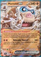 Pokemon Reisegefährten Mamutel EX DE