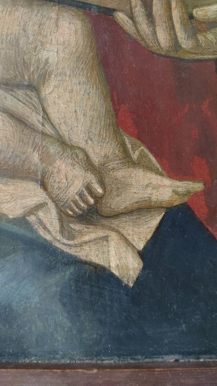 Dipinti: Dipinto Antico Madonna con Bambino – Usato da Genève venduto da Atelier.Curio 4