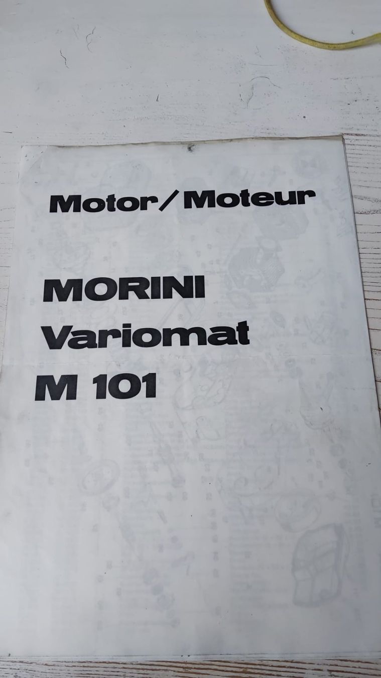 Moto Morini Parti ricambio per ciclomotori: Ersatzteilliste Morini Variomat M 101 – Usato da Henggart venduto da Jan073