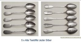 Fünf Teelöffel Jezler ALT (Art. 55)