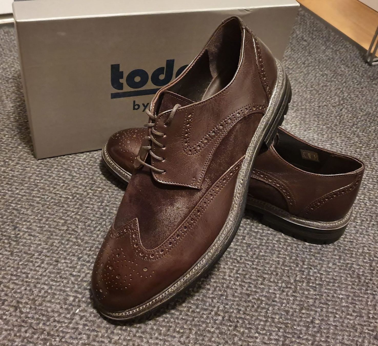 Herrenschuhe: Designer Lederschuhe von Calpierre Gr.44 – Neu und originalverpackt aus Reinach AG von innamac 1