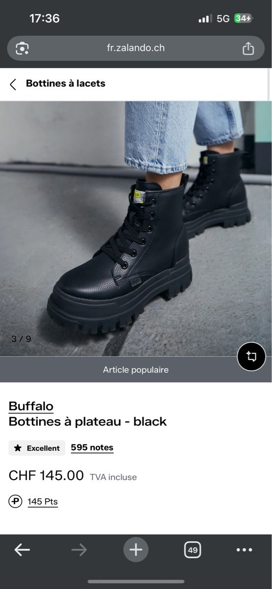 Buffalo Scarpe da donna: Bottine Buffalo | Taille 39 – Nuovo (secondo la descrizione) da Charmey (Gruyère) venduto da ya_12 5