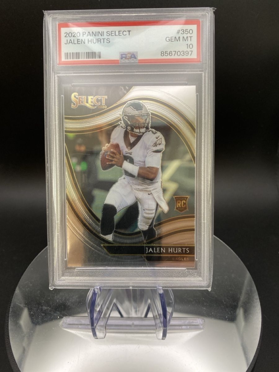 Panini Sammelbilder & Trading cards: 2020 Panini Select Jalen Hurts RC PSA 10 – Neu und originalverpackt aus Deitingen von _mark_