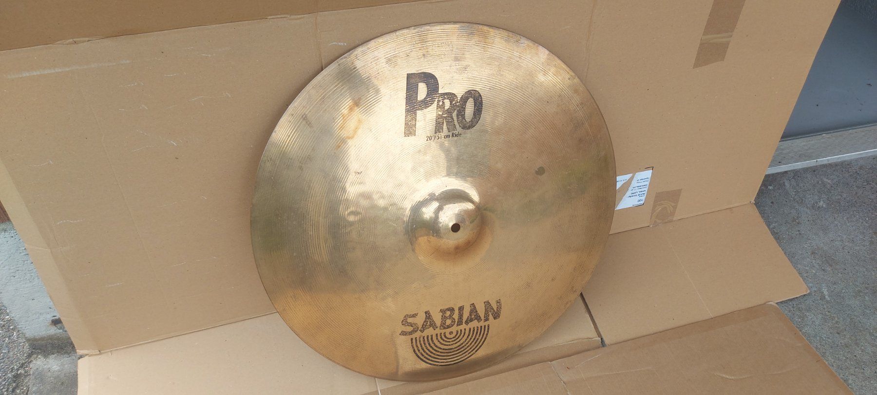 Sabian Strumenti musicali: 20" Ride Sabian Pro becken – Usato da Glattbrugg venduto da Swissmusik