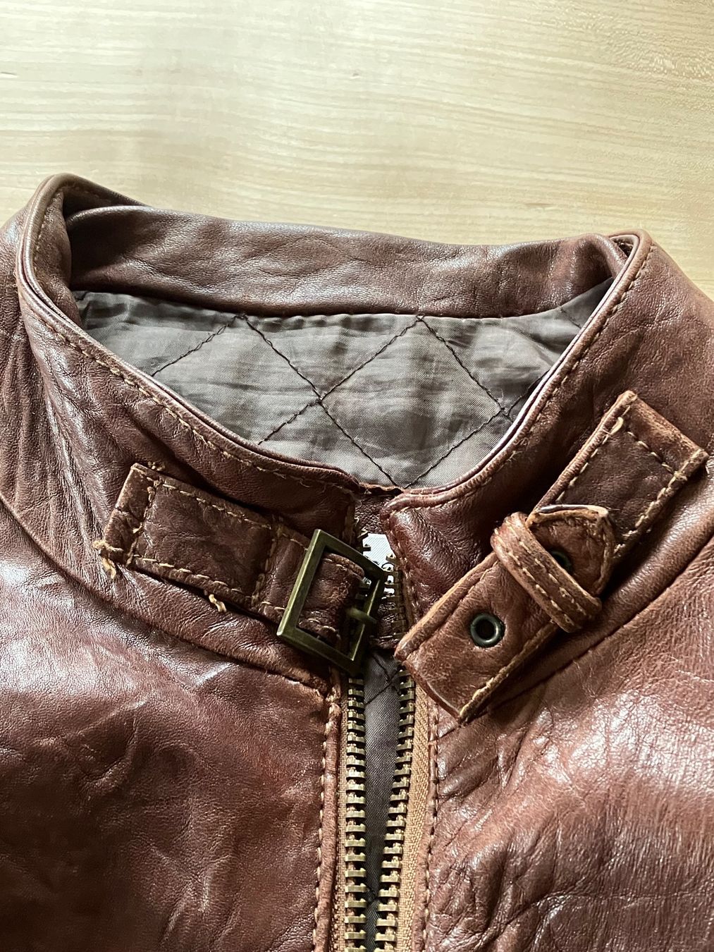 Giacche: Lederjacke braun Herren Echtleder – Usato da Winterthur venduto da Jannis01 7