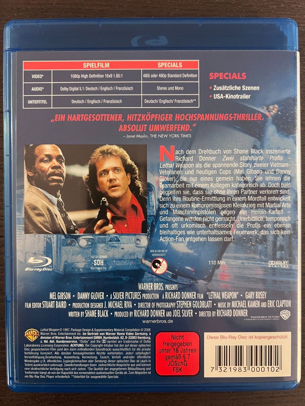 Alle DVDs: Lethal Weapon – Gebraucht aus Zürich von Blu-ray_ZH 1