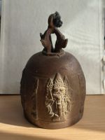 Antike Glocke, Vintage Deko-Glocke aus Metall, RAR!