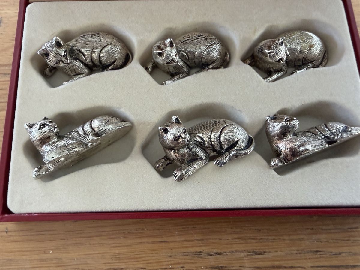 Couverts: porte-couteaux "chats"  – D'occasion à Echallens par JAR69 4