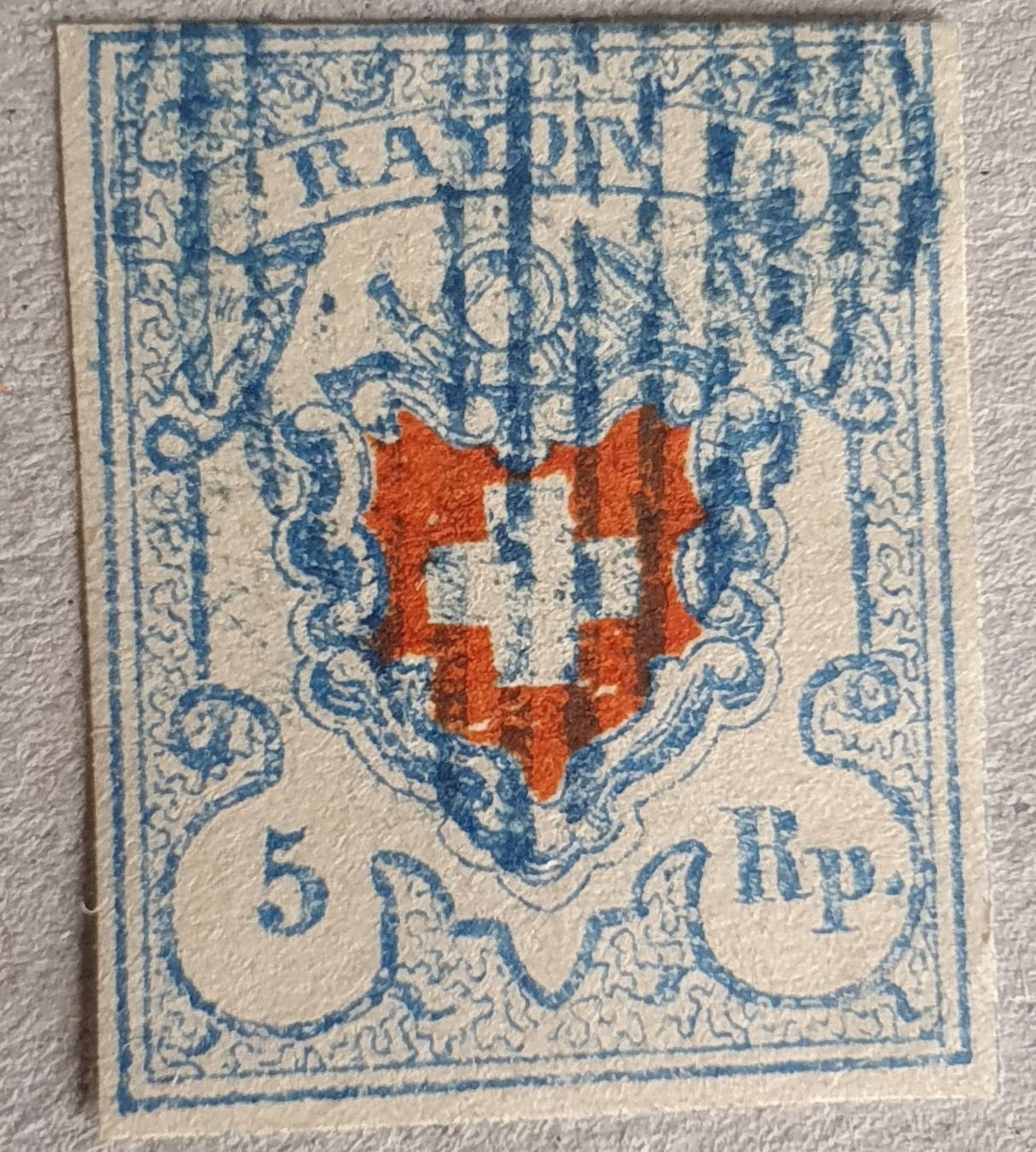 Tutti i francobolli: Rayon 17 II Typ 21 C2 LU blaue Raute – Usato da Balgach venduto da SIMEON27