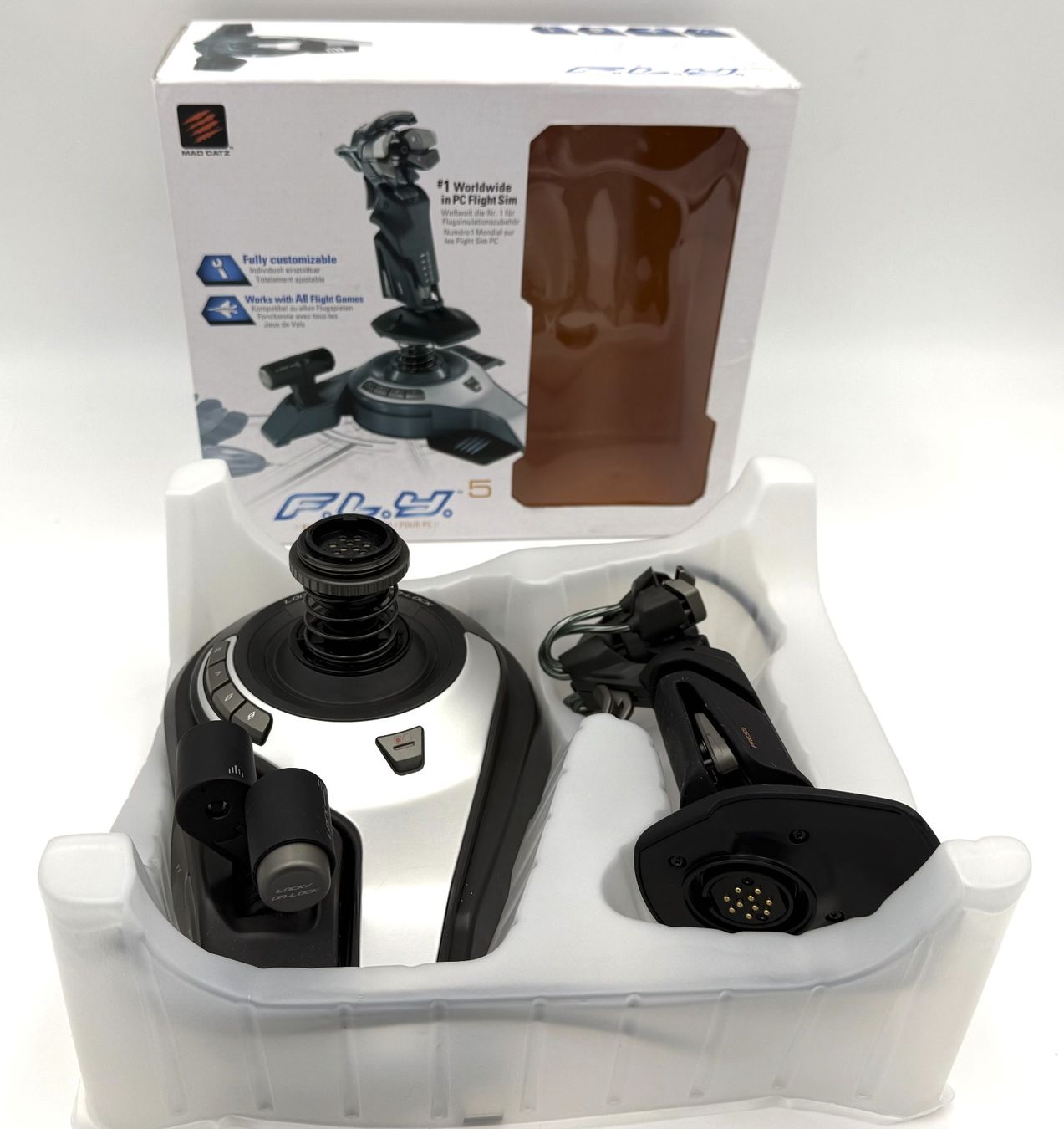 Controller: Madcatz Fly 5 PC Flight Stick Gaming Joystick + Throttle – Usato da Wengi b. Büren venduto da Pedli 1