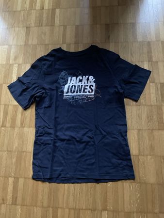 T-Shirt Jack & Jones Grösse S dunkelblau wenig getragen 