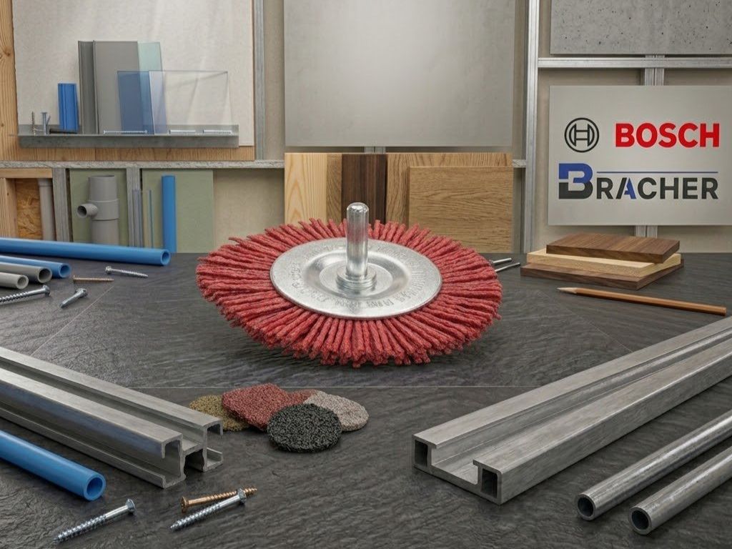Bosch Altro per la casa: Bosch Scheibenbürste, Nylonborsten, 100 mm, – Nuovo e nell'imballaggio originale da Jegenstorf venduto da Bracher_Shop