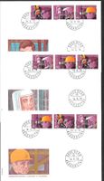 3 FDC Z72 - Z74 Teil-Serie 3 Werte ET 14.9.1978 schön illust