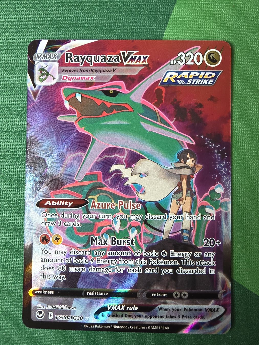 Pokémon Carte collezionabili: Pokemon Rayquaza VMAX Silver Tempest TG20/TG30 Englisch – Usato da Gossau SG venduto da worklifebalance
