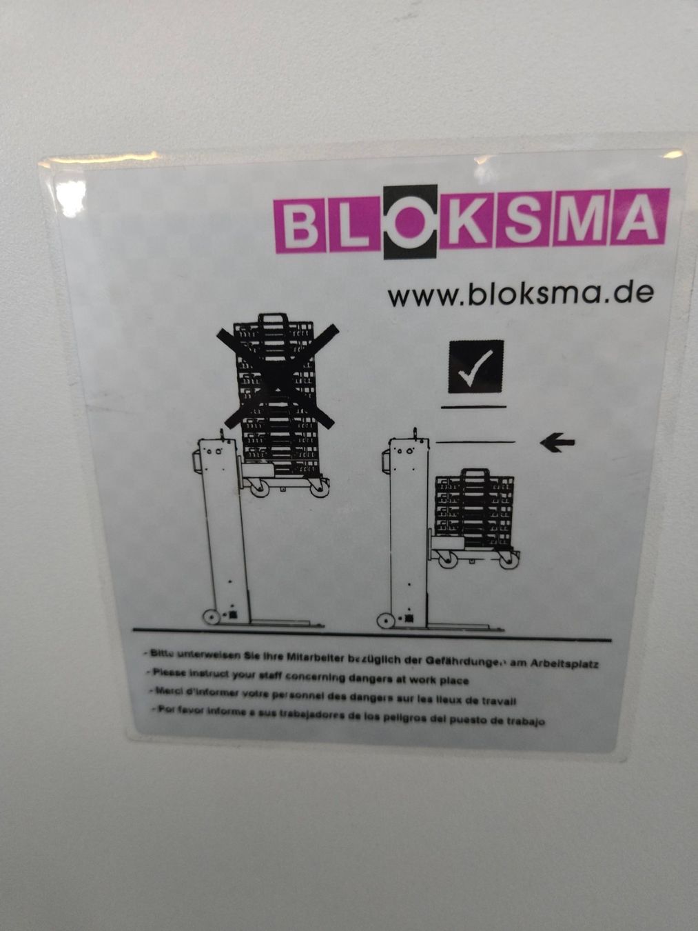 Tutte le macchine: BLOKSMA Hubgeräte -wie neu – Usato da Schaffhausen venduto da ver_fl2g 2