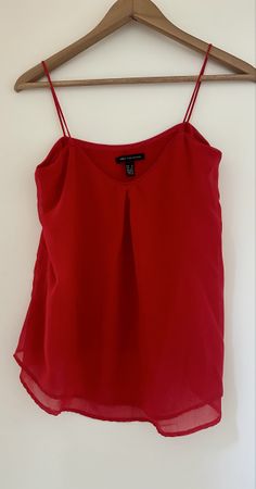 Rotes Sommertop Gr. XS Mango Collection - Elegant