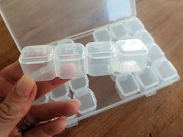 🐸 BOX mit 28 Fächern / Ordnungssystem für Kleinteile