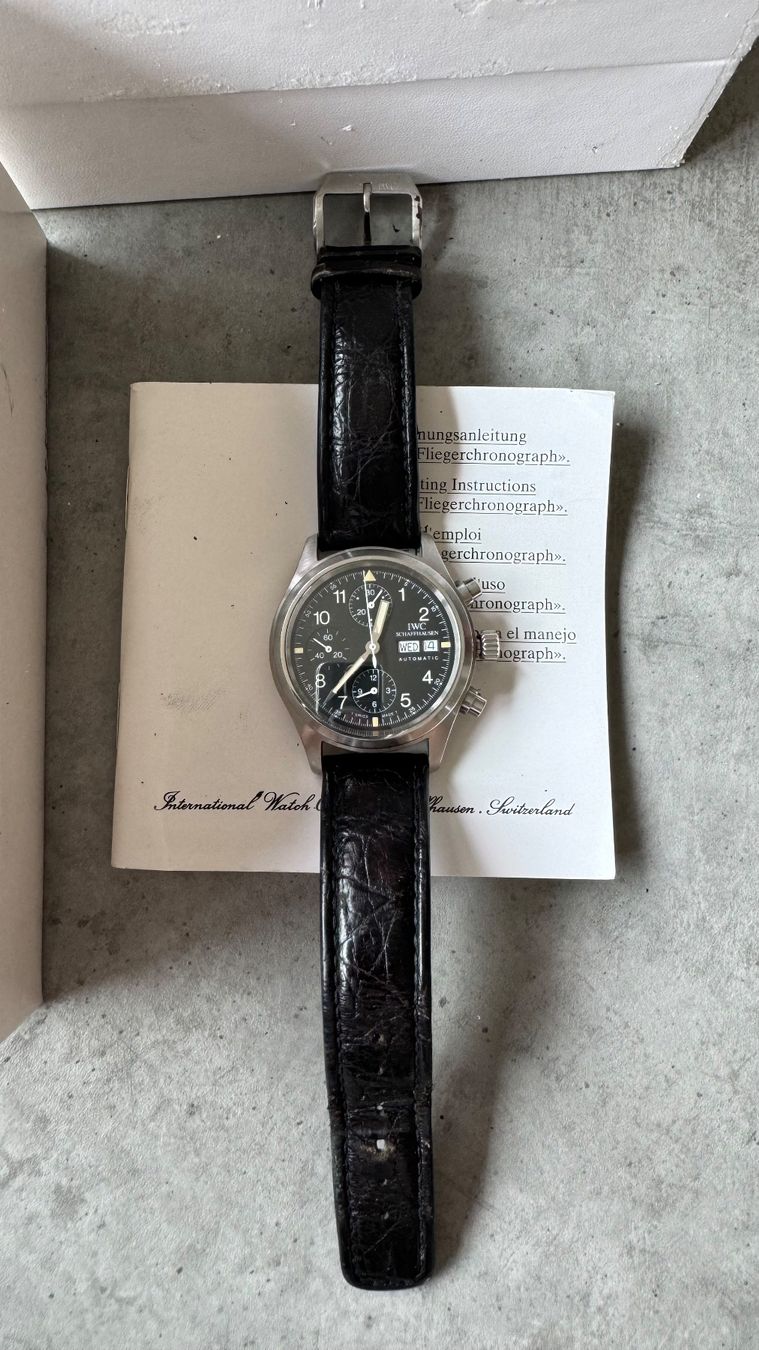 IWC Orologi: IWC FLIEGERCHRONOGRAPH  39mm FULL SET – Usato da Bubikon venduto da Mtr1608