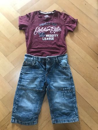 Lot t-shirt et short