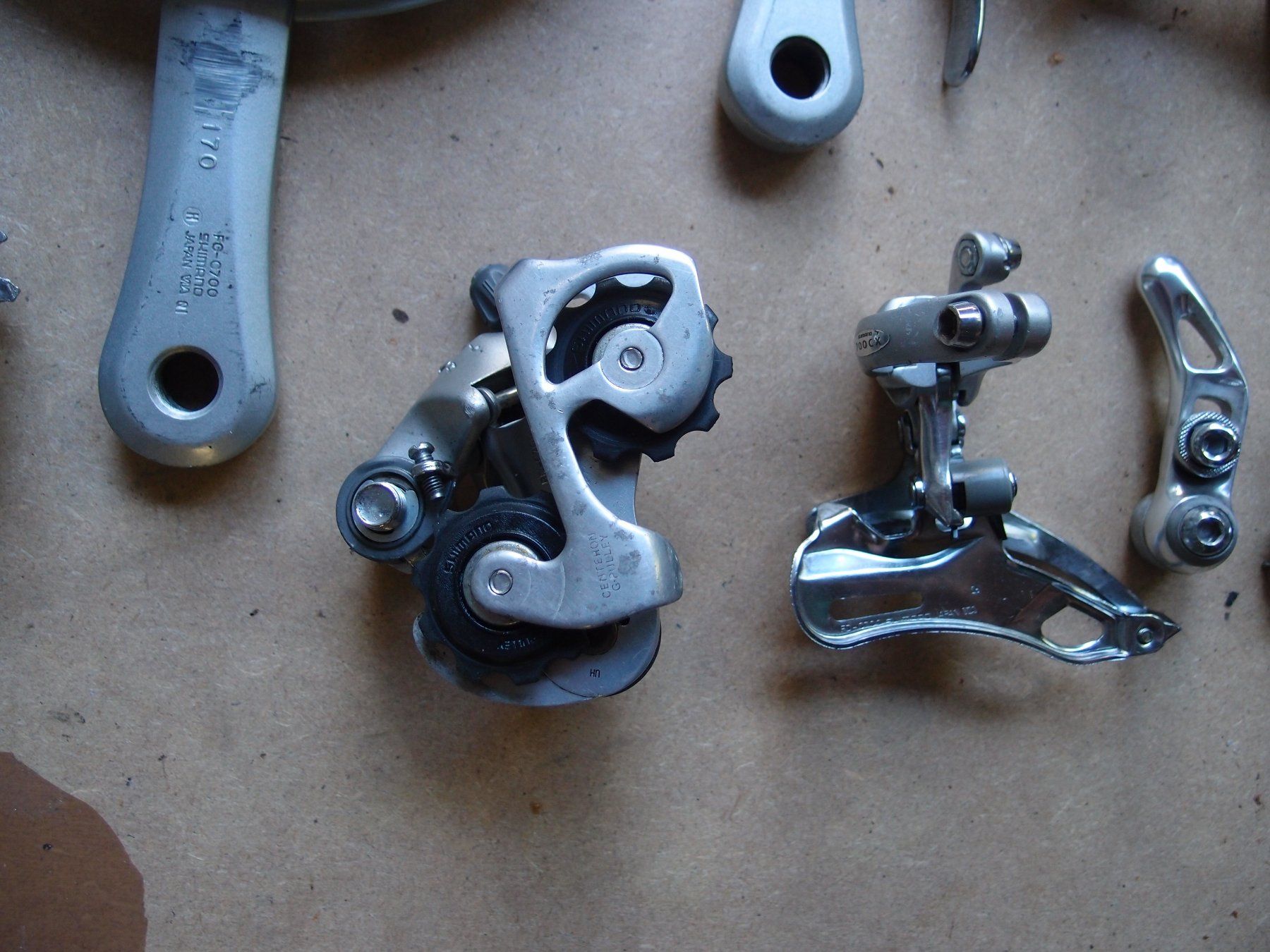 Pezzi di ricambio: Schaltgruppe Shimano 700 CX Groupset – Usato da Wabern venduto da fsba 3