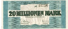 Kaiserslautern 20 Mil.Mark 10.09.1923 VZ+-VZ++