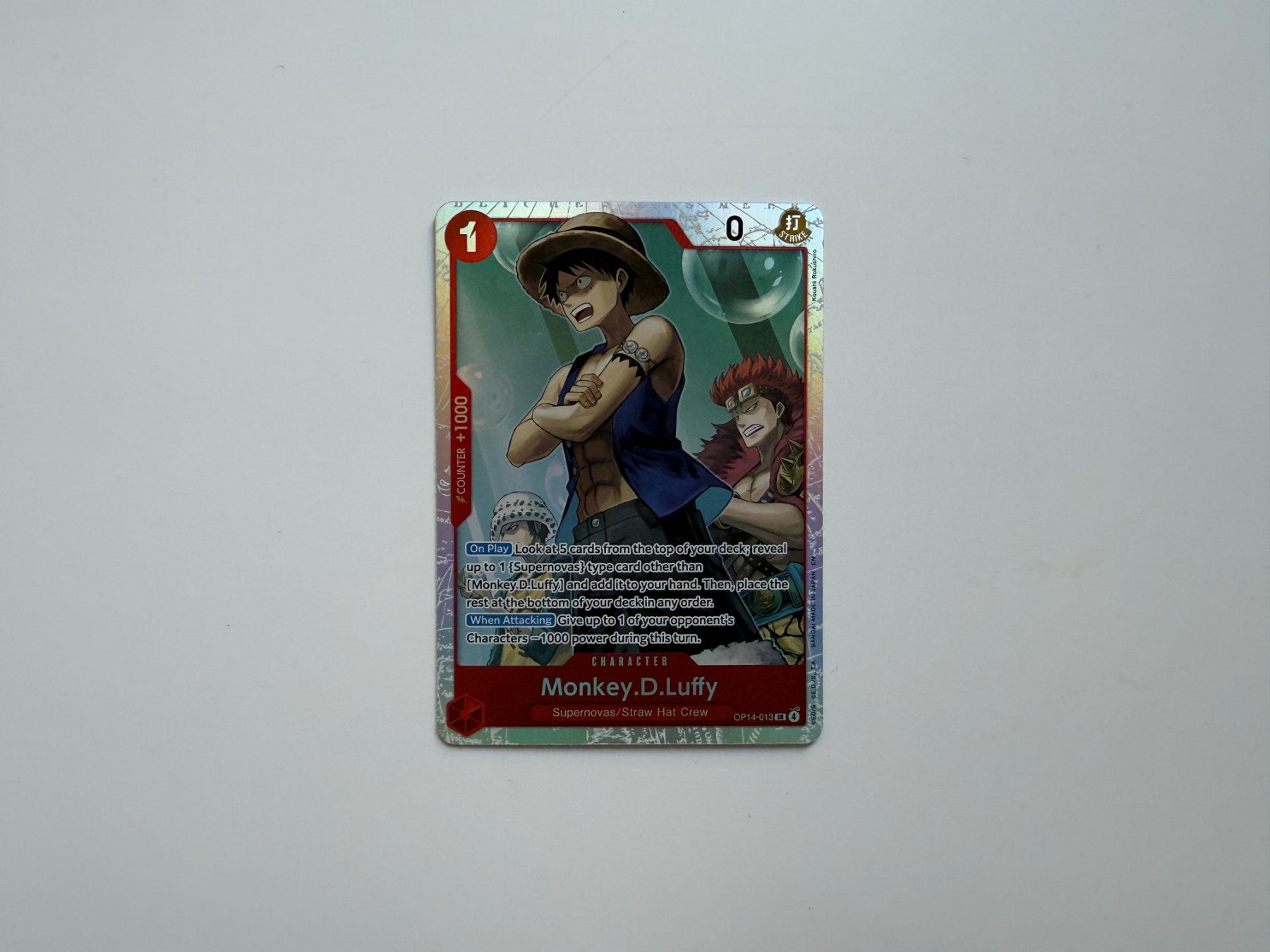 Bandai Sammelbilder & Trading cards: Monkey.D.Luffy One Piece OP14-013 – Neu (gemäss Beschreibung) aus Zürich von dren