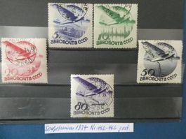 Sowjetunion 1934 Nr. 462-466 gestempelt