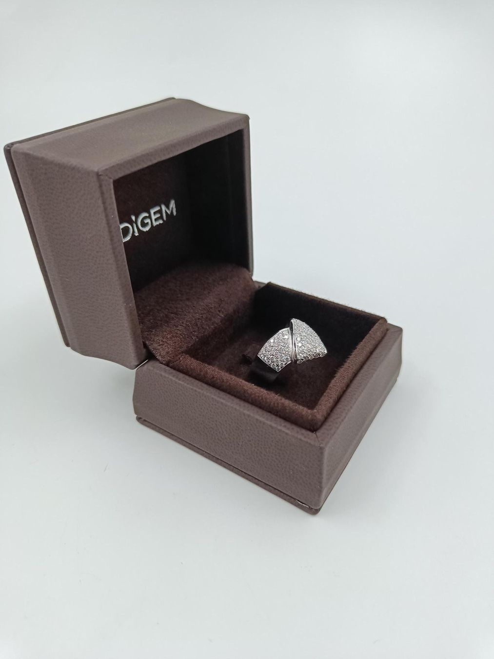 Anelli: PAVÉ DIAMANTRING IN 750 WEISSGOLD – Usato da Luzern venduto da EdiGem 4