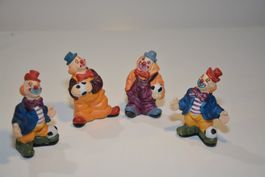 CLOWN FUßBALLER TRUPPE 4 ST.
