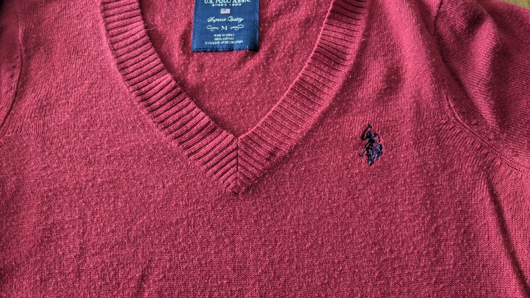 US Polo Maglioni & Felpe: US Polo Assn. Pullover, Gr. M, rot, Top Zustand! – Usato da Belp venduto da Beatrice6311