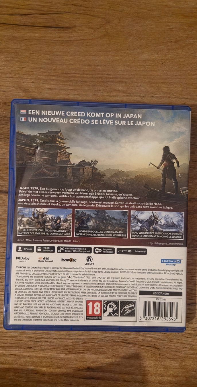 Spiele: Assassin's Creed Shadows PS5 – Gebraucht aus Renens VD von ada_s5mx 1