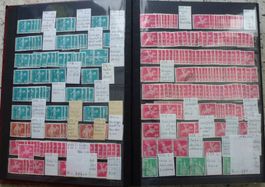 Abarten Sammlung ab 1960 in Album, 32 Seiten