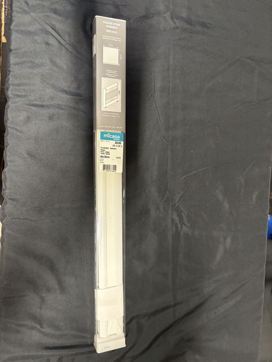 Vorhänge: Micasa Pleated Blind White 45x130cm - New, Boxed – Neu und originalverpackt aus Seuzach von Diamand28