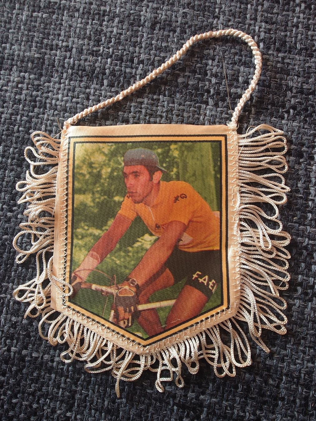 Toppe: Fanion Eddy Merckx Vintage Cyclisme – Usato da Genève venduto da arnoo 1