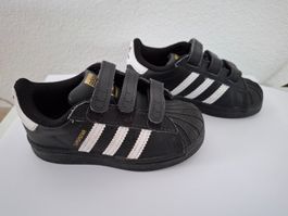 Adidas, Superstar, Sneaker, schwarz, Gr. 23