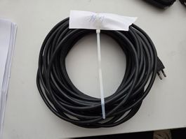 Kabel 2G1 2x1 2x1mm² 2L litze14m mit Euro Stecker